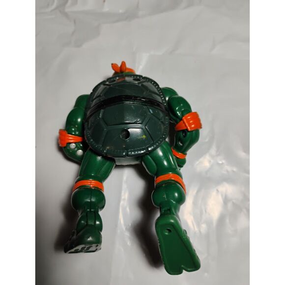 Vintage Teenage Mutant Ninja Turtles TMNT 1996 Coil Force Michelangelo Figure - Picture 8 of 9
